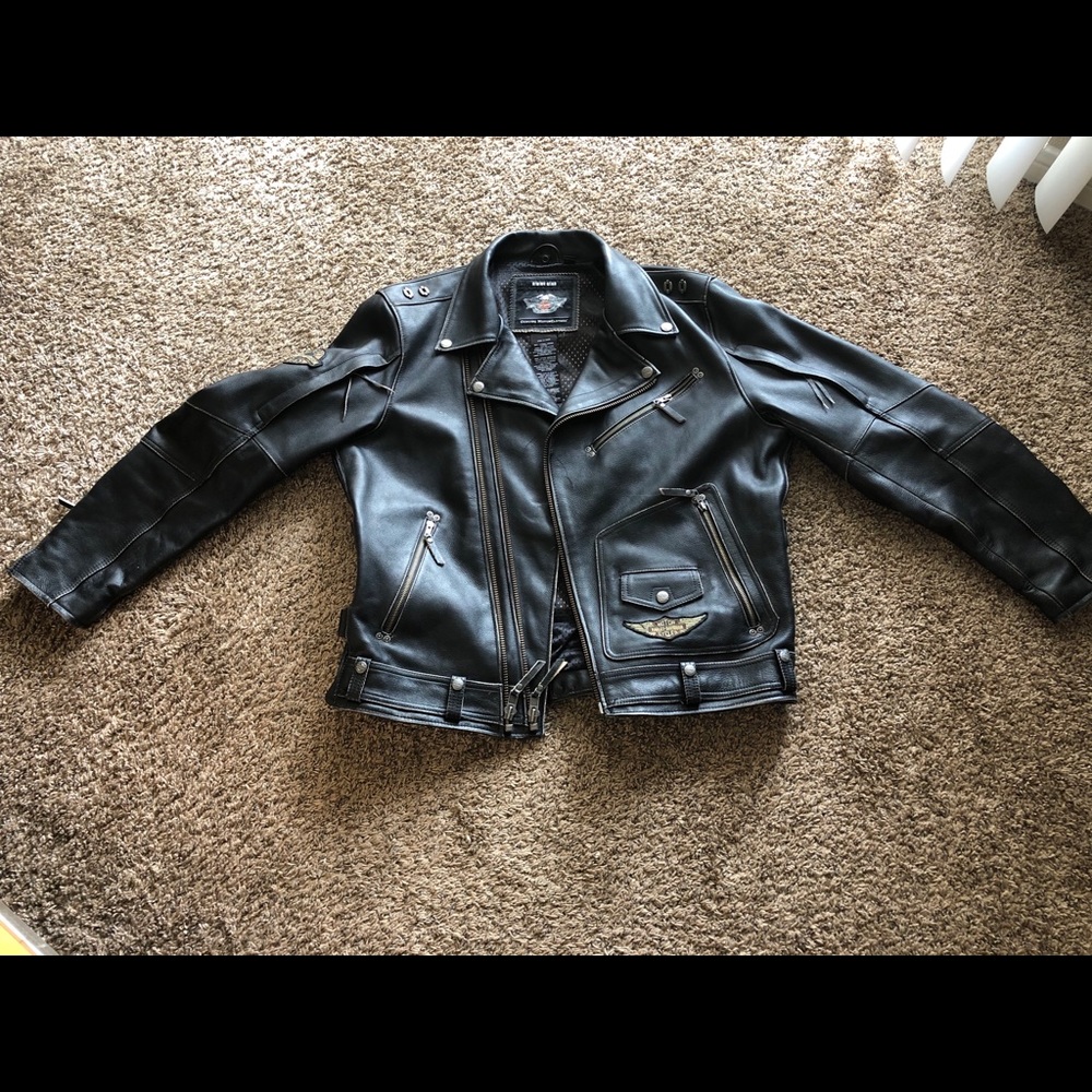 Harley Davidson Leather Riding Jacket XL